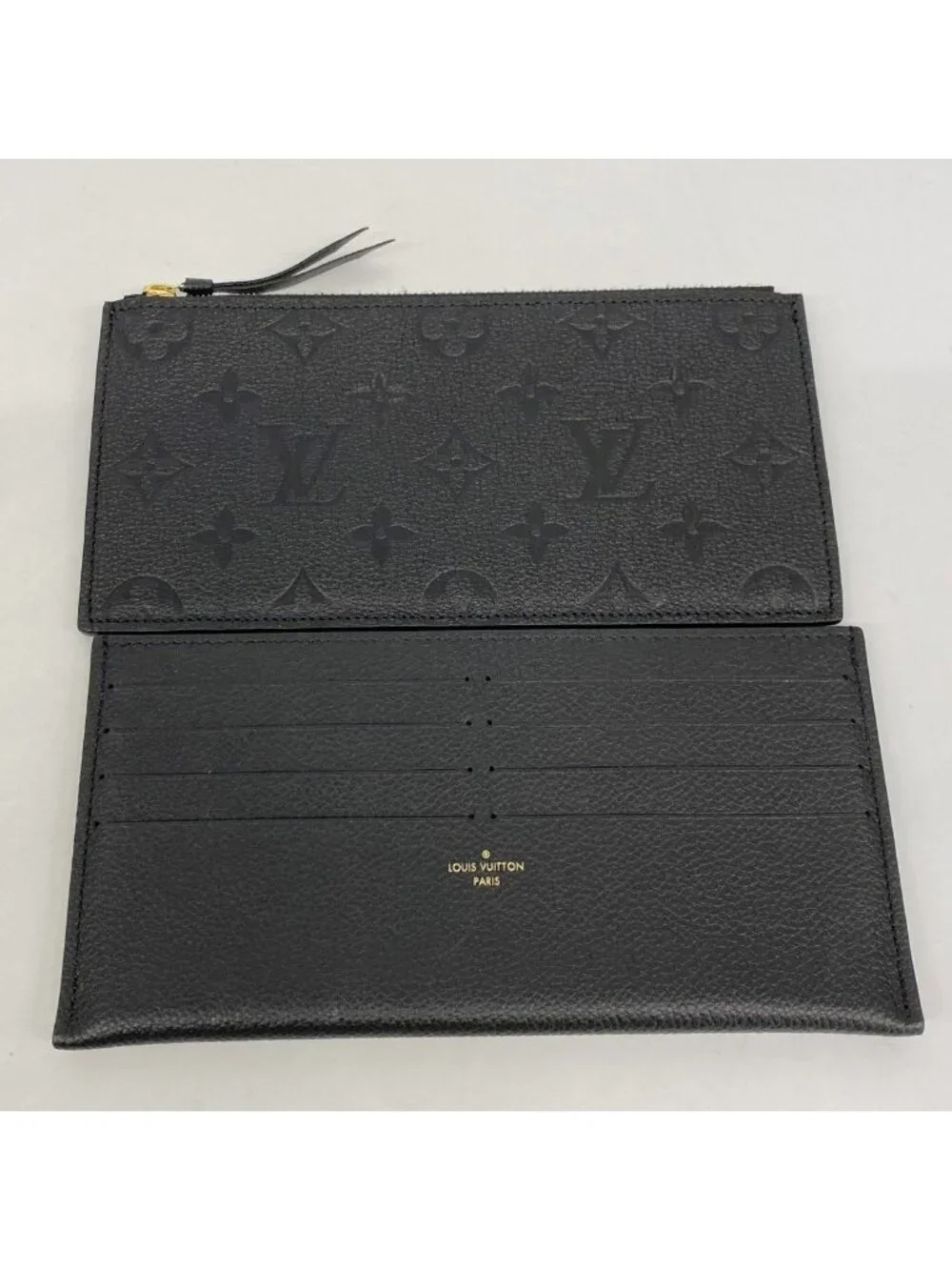 Louis Vuitton Shoulder Wallet Monogram Empreinte Pochette Felicity Noir
